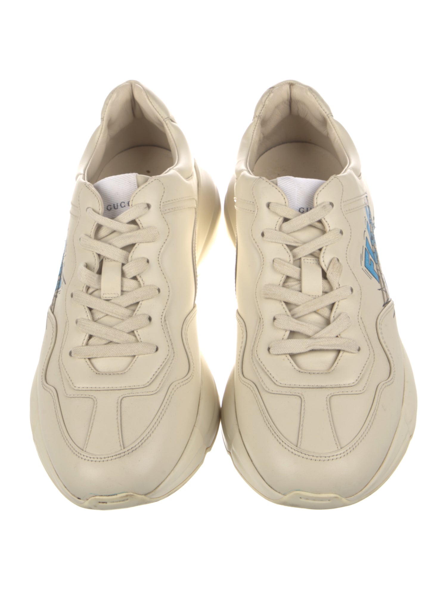 Gucci Leather Printed Sneakers